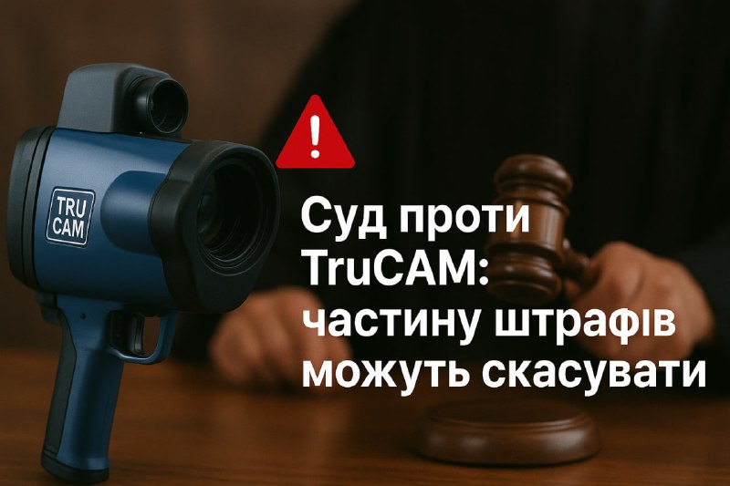 Суд проти TruCAM: частину штрафів можуть скасувати!